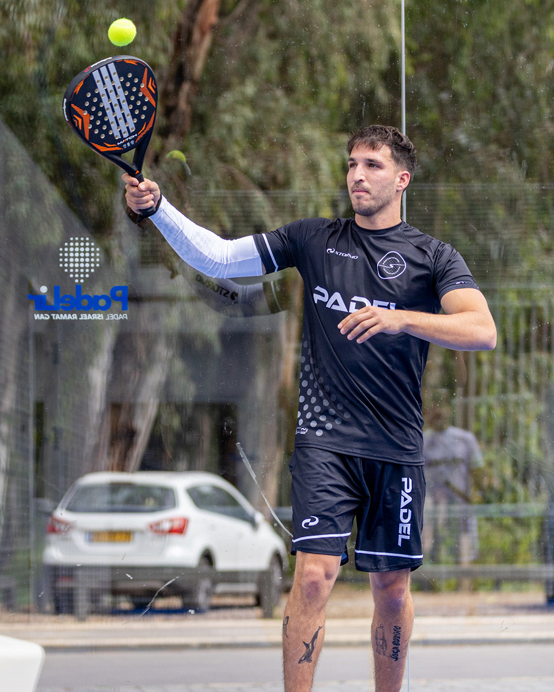 סט פאדל שחור